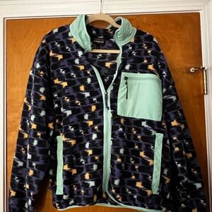 Patagonia Synchilla Fleece with Purple and Blue
